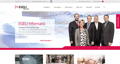 Desktop Screenshot of egeli-informatik.ch