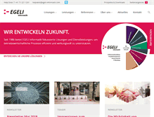 Tablet Screenshot of egeli-informatik.ch
